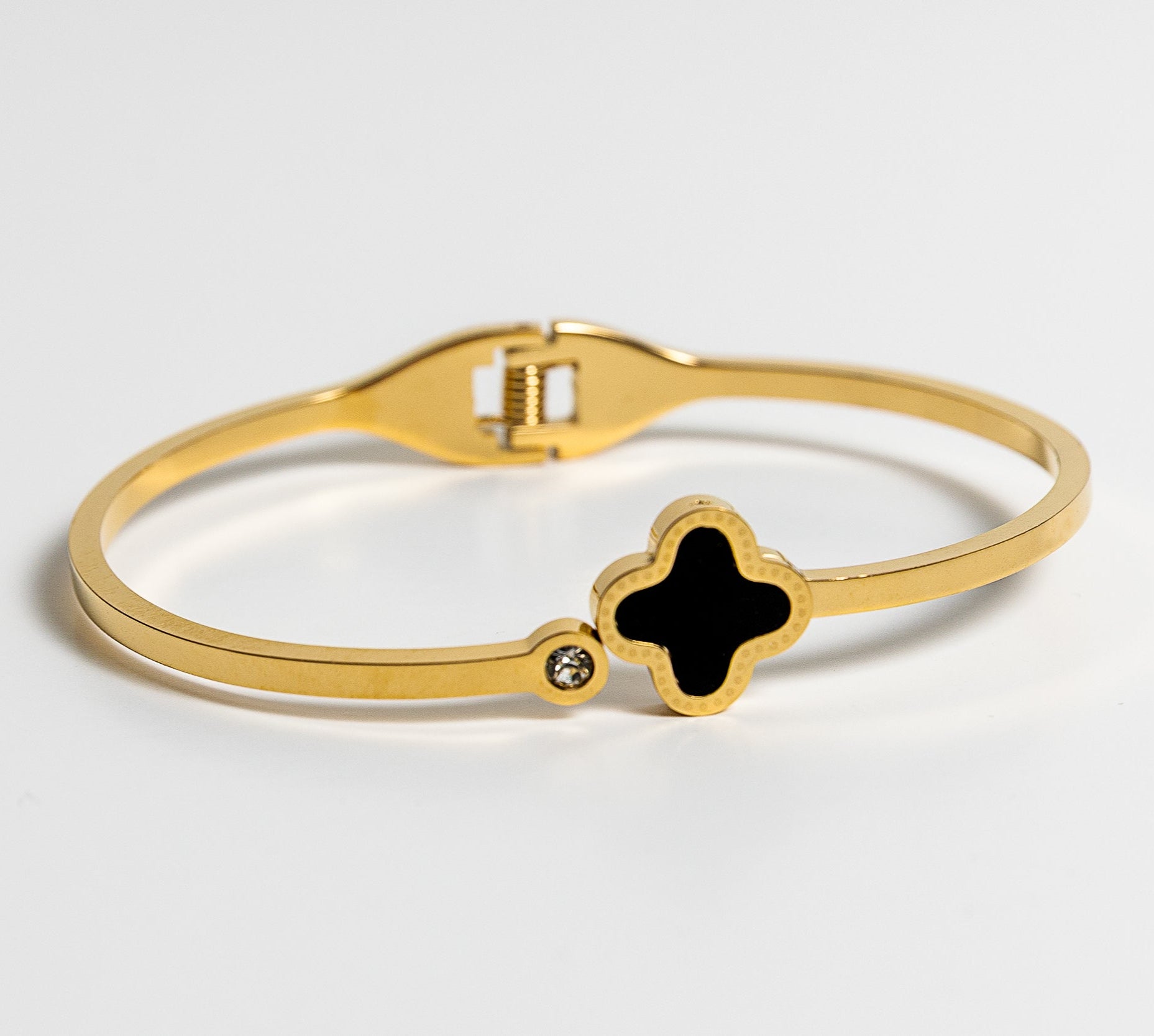 “INTENSITY BRACELET” 18K GOLD PLATED STEEL BRACELET, INTENSITY